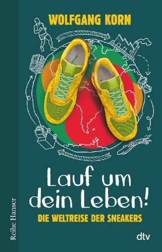 Buchcover und Innenansicht für das Buch: Lauf um dein Leben!