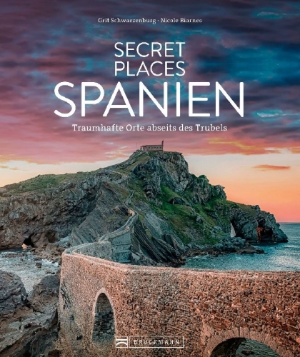 Buchcover und Innenansicht für das Buch: Secret Places Spanien
