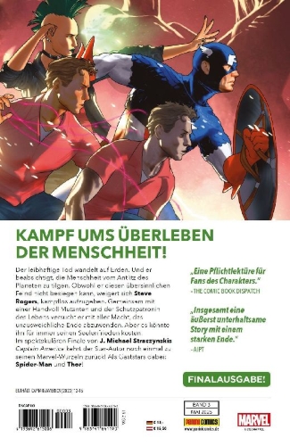 Buchcover und Innenansicht für das Buch: Captain Amercia (2023) #12-#16