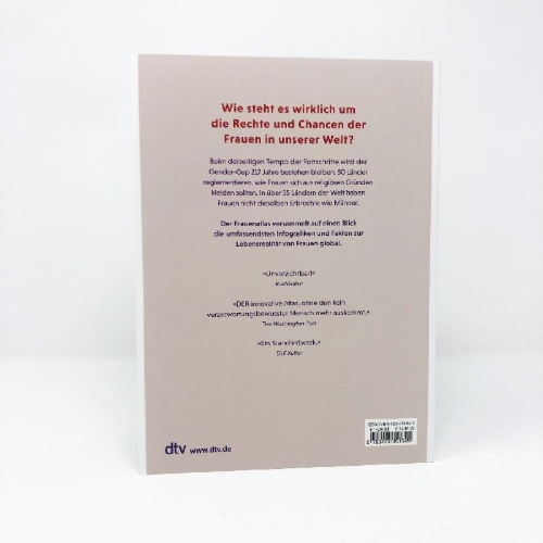 Buchcover und Innenansicht für das Buch: Der Frauenatlas