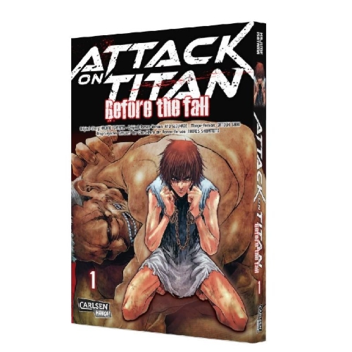 Buchcover und Innenansicht für das Buch: Shingeki no Kyojin - Before the Fall