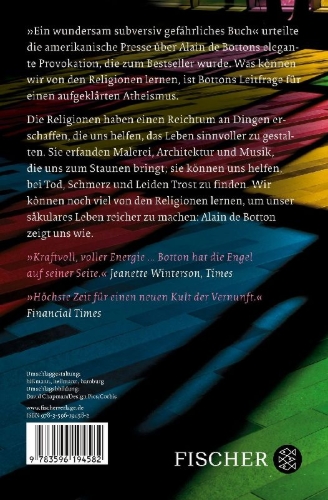 Buchcover und Innenansicht für das Buch: Religion für Atheisten