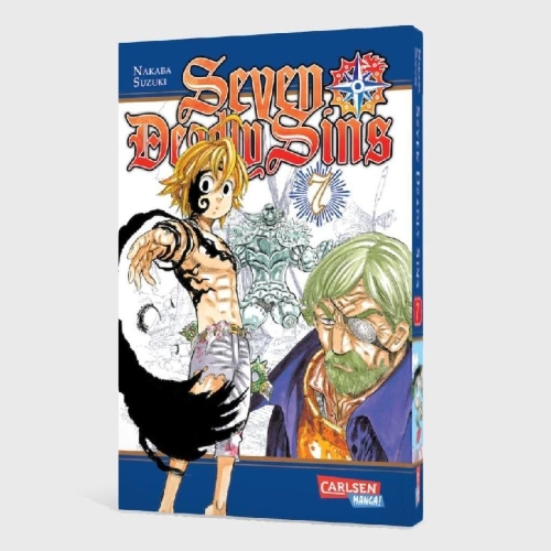 Buchcover und Innenansicht für das Buch: Nanatsu no Taizai