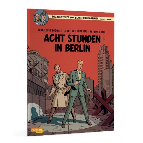 Buchcover und Innenansicht für das Buch: Huit Heures à Berlin