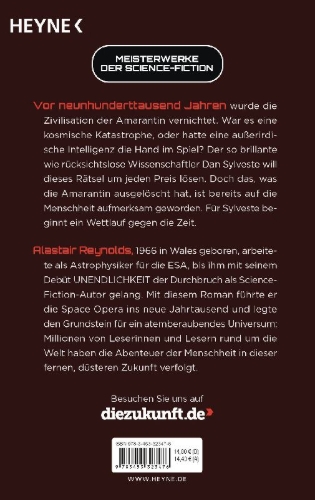 Buchcover und Innenansicht für das Buch: Revelation Space