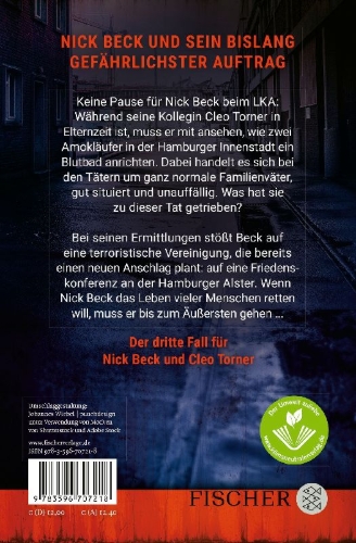 Buchcover und Innenansicht für das Buch: Dämmerung für Beck