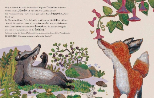 Buchcover und Innenansicht für das Buch: "Danke!", sagt der kleine Fuchs