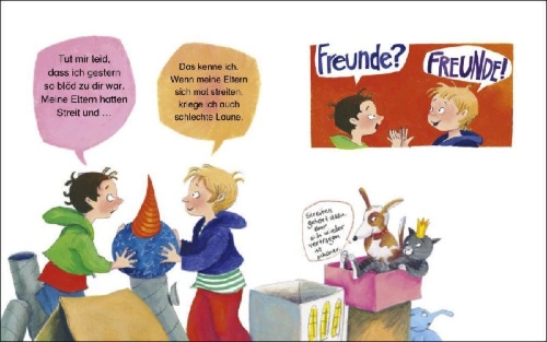 Buchcover und Innenansicht für das Buch: Manchmal gibt es einfach Streit
