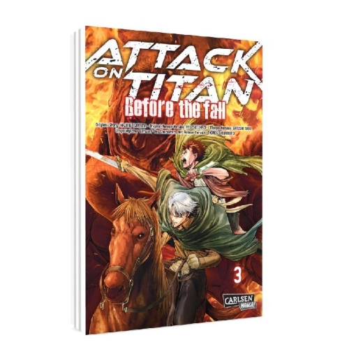 Buchcover und Innenansicht für das Buch: Shingeki no Kyojin - Before the Fall
