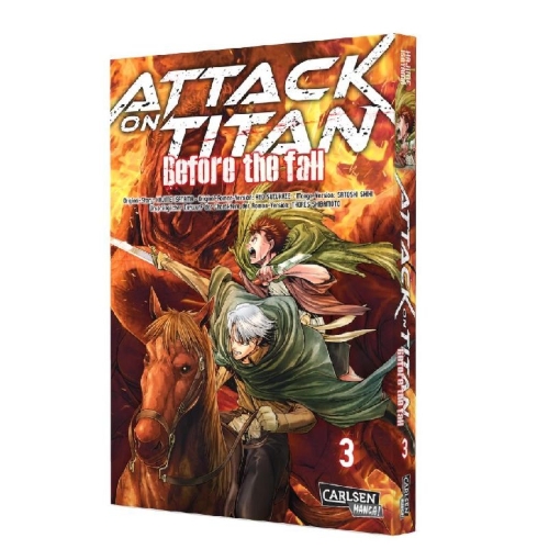 Buchcover und Innenansicht für das Buch: Shingeki no Kyojin - Before the Fall