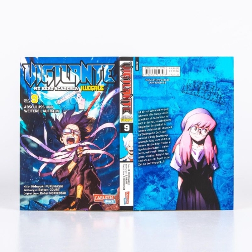 Buchcover und Innenansicht für das Buch: Vigilante: Boku no Hero Academia Illegals