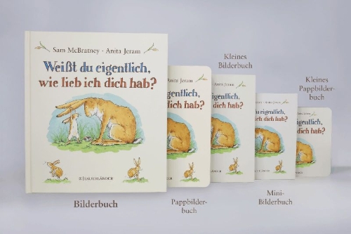 Buchcover und Innenansicht für das Buch: Weißt du eigentlich, wie lieb ich dich hab?