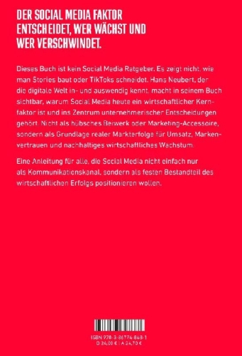 Buchcover und Innenansicht für das Buch: Der Social Media Faktor