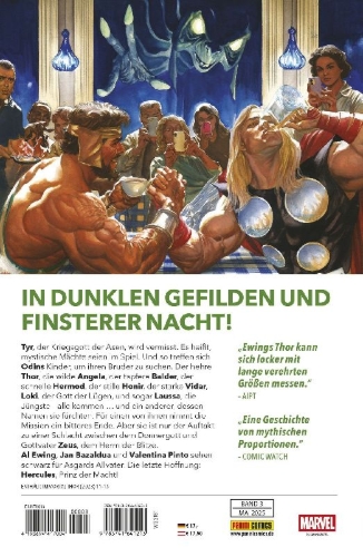 Buchcover und Innenansicht für das Buch: Immortal Thor (2023)