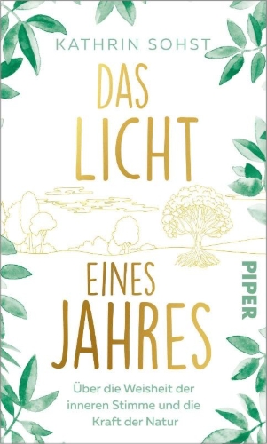 Buchcover und Innenansicht für das Buch: Das Licht eines Jahres