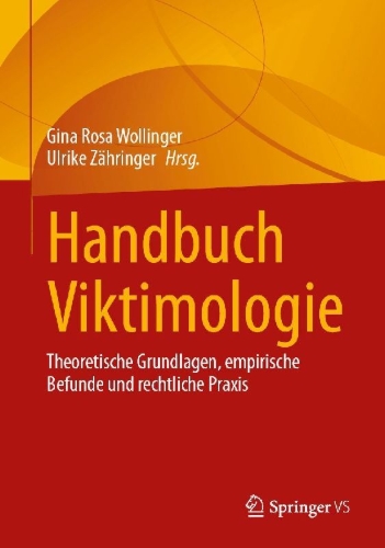 Buchcover und Innenansicht für das Buch: Handbuch Viktimologie