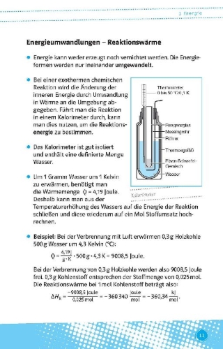 Buchcover und Innenansicht für das Buch: Abi last minute Chemie