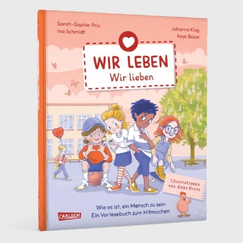 Buchcover und Innenansicht für das Buch: Wir leben  - wir lieben