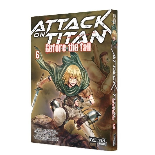 Buchcover und Innenansicht für das Buch: Shingeki no Kyojin - Before the Fall
