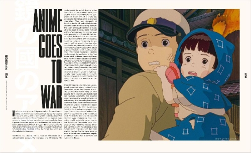 Buchcover und Innenansicht für das Buch: Au pays de merveilles.Trésors de l'animation japonaise.