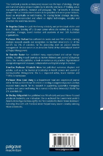 Buchcover und Innenansicht für das Buch: The Palgrave Handbook of Strategy, Change and Transformational Project Leadership