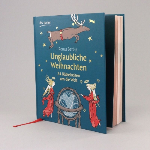 Buchcover und Innenansicht für das Buch: Unglaubliche Weihnachten