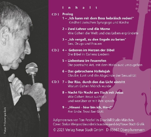 Buchcover und Innenansicht für das Buch: »Hallelujah«, Leonard Cohen!