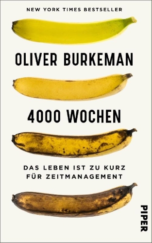 Buchcover und Innenansicht für das Buch: 4000 Wochen