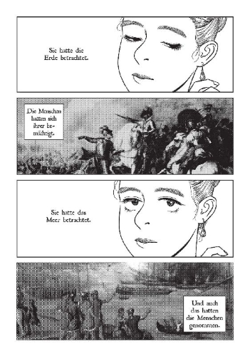 Buchcover und Innenansicht für das Buch: Le ciel pour conquête 1