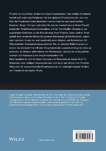 Buchcover und Innenansicht für das Buch: Modernes Projektmanagement in der Praxis