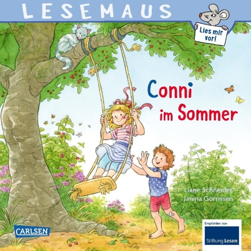 Buchcover und Innenansicht für das Buch: LESEMAUS 42: Conni im Sommer