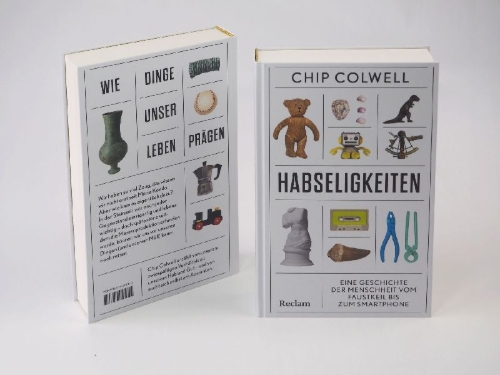 Buchcover und Innenansicht für das Buch: So Much Stuff. How Humans Discovered Tools, Invented Meaning, and Made More of Everything