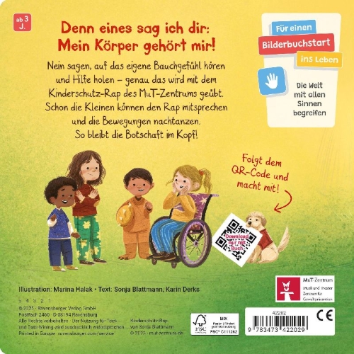 Buchcover und Innenansicht für das Buch: Nein ist Nein! Das gilt für Groß und Klein
