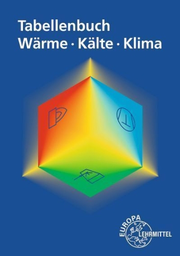 Buchcover und Innenansicht für das Buch: Tabellenbuch Wärme - Kälte - Klima