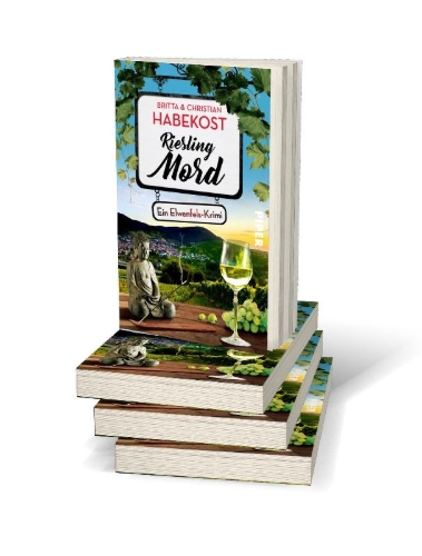 Buchcover und Innenansicht für das Buch: Rieslingmord