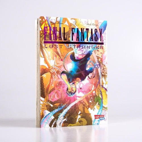 Buchcover und Innenansicht für das Buch: Final Fantasy Lost Stranger