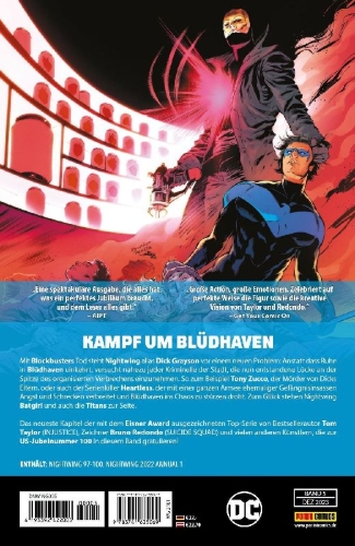 Buchcover und Innenansicht für das Buch: Nightwing