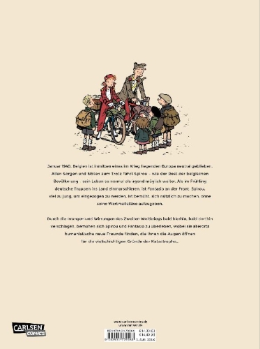 Buchcover und Innenansicht für das Buch: Spirou ou l'espoir malgré tout: Un mauvais départ