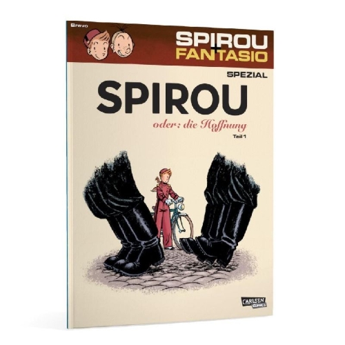 Buchcover und Innenansicht für das Buch: Spirou ou l'espoir malgré tout: Un mauvais départ
