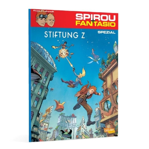 Buchcover und Innenansicht für das Buch: Foundation Z