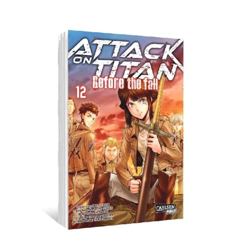 Buchcover und Innenansicht für das Buch: Shingeki no Kyojin - Before the Fall