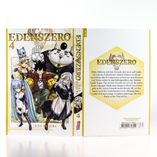Buchcover und Innenansicht für das Buch: Edens Zero