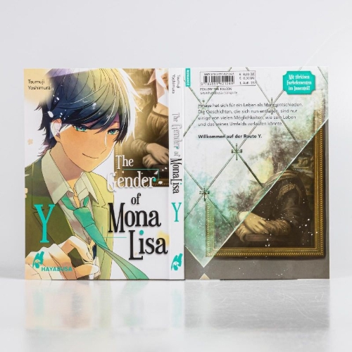 Buchcover und Innenansicht für das Buch: Seibetsu "Mona Lisa" no Kimi he.