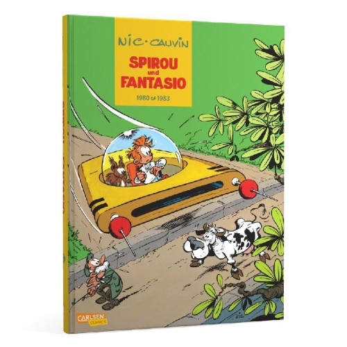 Buchcover und Innenansicht für das Buch: Spirou und Fantasio Gesamtausgabe 12: 1980-1983