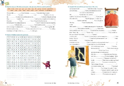 Buchcover und Innenansicht für das Buch: simple und easy Englisch 1
