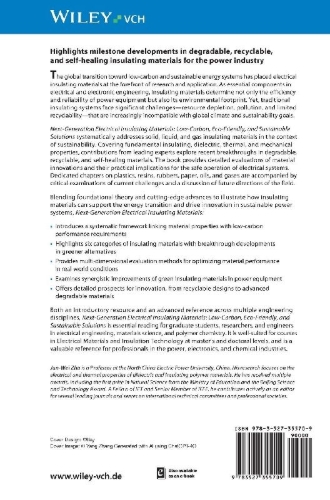Buchcover und Innenansicht für das Buch: Next-Generation Electrical Insulating Materials