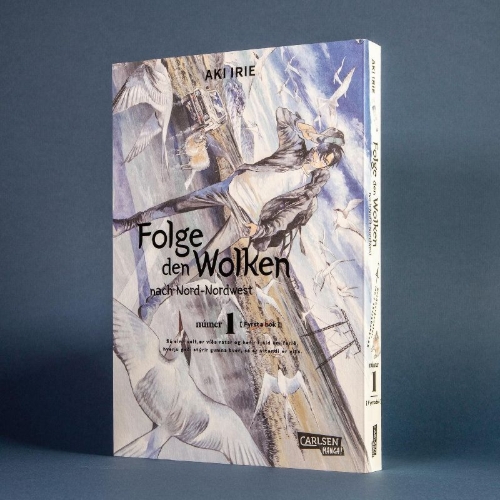 Buchcover und Innenansicht für das Buch: Hokuhokusei ni Kumo to Ike