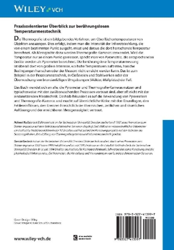 Buchcover und Innenansicht für das Buch: Pyrometrie und Thermografie