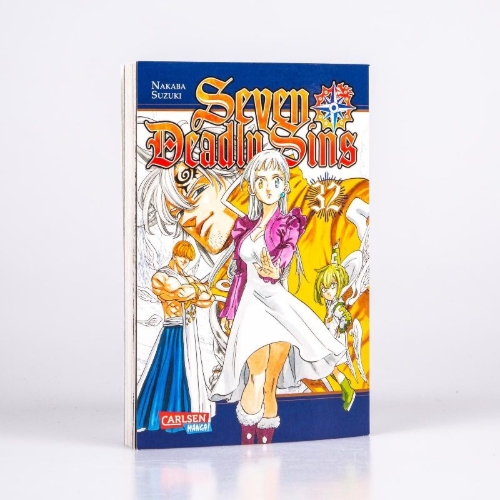 Buchcover und Innenansicht für das Buch: Nanatsu no Taizai