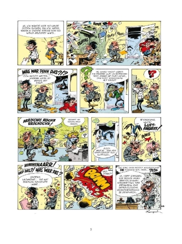 Buchcover und Innenansicht für das Buch: Le géant de la gaffe